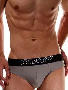 Стильные мужские плавки брифы серого цвета Oboy Sunny Boy B04 06c5470c03