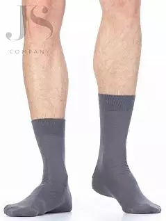 Мужские носки на комфортной широкой резинке Omsa JSCLASSIC 203 (5 пар) grigio scuro oms