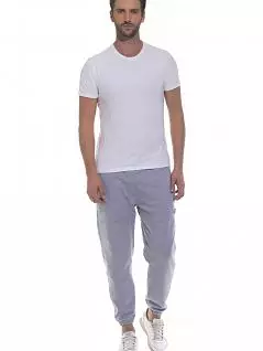 Удобные мужские штаны из мягкого трикотажа серого цвета PECHE MONNAIE №008 Серый
