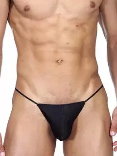 Эластичные мужские стринги-ниточки черного цвета Oboy Sexy Boy U67 5701c01 черный