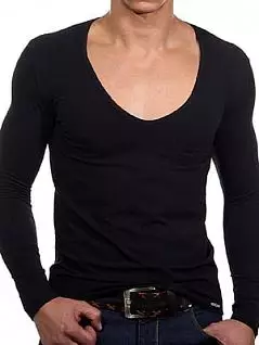 Мужская черная футболка с длинными рукавами Doreanse Long Sleeve 2920c01