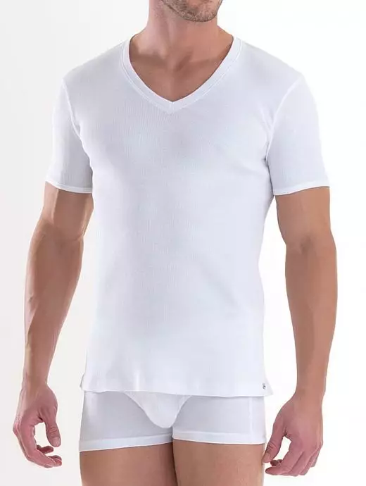 Эластичная мужская футболка белого цвета BlackSpade TENDER COTTON b9239 белый Эластичная мужская футболка белого цвета BlackSpade TENDER COTTON b9239 белый