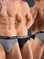 Модный комплект брифов (2шт) черный+черно-белый принт HOM 40c0937cV001