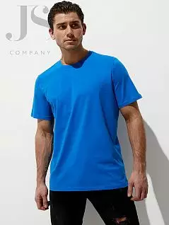 Повседневная футболка с круглым вырезом и коротким рукавом Omsa JSOmT_U 1201 COTTON футболка blue oms