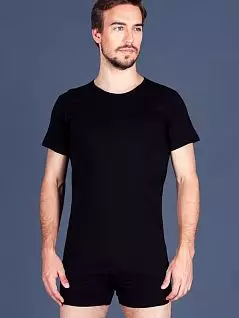 Мужская футболка с круглым вырезом LTA2101 Sis черный