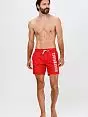 Пляжные шорты с печатным принтом Bikkembergs BKK1MBM03cRed