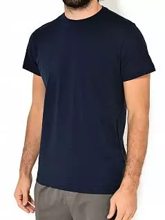 Приталенная футболка с отличной плотностью Jockey 120100H (муж.) Синий 433