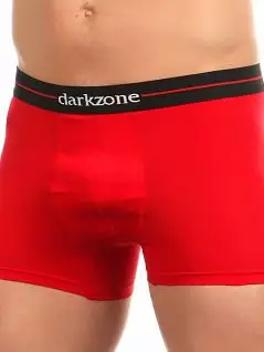 Красочные боксеры на черной широкой резинке красного цвета DarkZone RTDZN2056