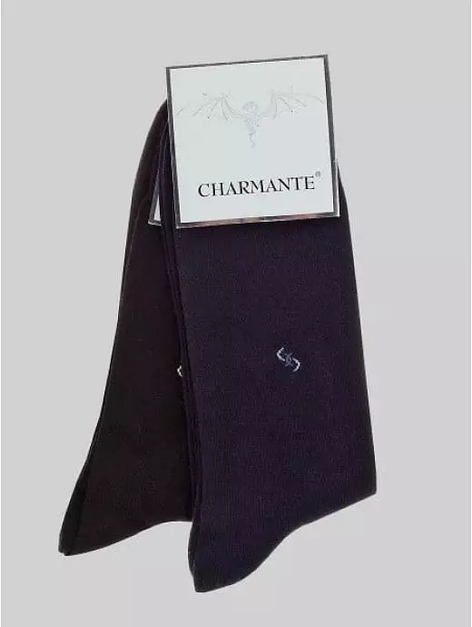 Комплект из 6 черных летних хлопковых носков Charmante SCHM-1018 Комплект из 6 черных летних хлопковых носков Charmante SCHM-1018