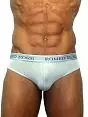 Серые мужские трусы брифы с широкой резинкой Romeo Rossi Briefs R2006-3 распродажа