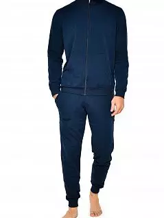 Спортивный костюм (куртка на молнии и зауженные брюки на манжетах) Calida 15281_29181к_479 Синий распродажа
