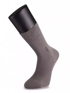 Мужские носки с аппликацией LT11003 Sis серый (набор из 3х штук)