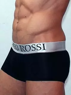 Чёрные мужские трусы с стильной широкой резинкой Romeo Rossi Heaps R00015-2