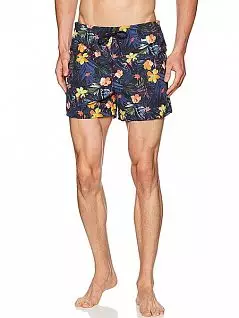 Мужские пляжные шорты с принтом HOM Feuillage 40c0656cM023