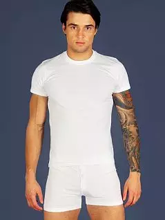 Облегающая мужская футболка LTB2002 Sis белый