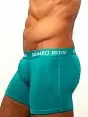 Зелёные мужские трусы боксеры с длинной штаниной Romeo Rossi Long boxers R7001-7 распродажа