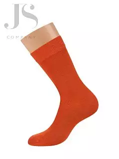 Оригинальные носки из мягкого хлопка OMSA JSECO 401 COLORS (5 пар) orange oms