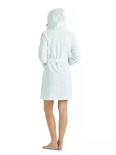 Короткий халат с капюшоном LTBS60197 BlackSpade молочный
