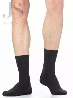 Эластичные носки с микроплюшем и кеттельным швом Omsa JSCOMFORT 304 MICROPLUSH (5 пар) nero