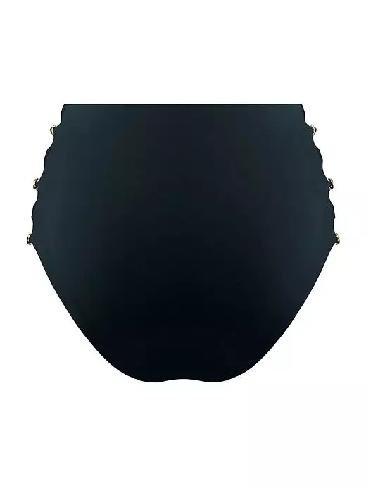 Привлекательные плавки с вырезами по бокам дополнены цепочками Uniconf VOUniconf_CBC197 V1 Черный