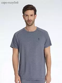 Футболка из модала с округлым вырезом Jockey 500708H (муж.) Синий распродажа