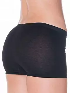 Женские трусы шорты с шелковистыми швами не заметными под одеждой LTBS1301 BlackSpade черный
