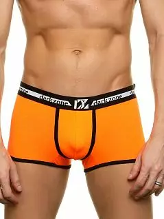 Яркие боксеры с черной окантовкой оранжевого цвета DARKZONE RTDZN3208