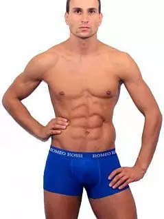 Синие мужские трусы боксеры Romeo Rossi Boxers R6005-9 распродажа