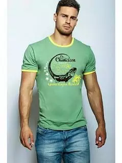Модная футболка с принтом зеленого цвета Epatag RT0906263m-EP