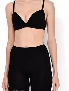 Ультрамягкие панталоны с отделкой широким кружевом с цветочным мотивом черного цвета Nina Von 49210444c200