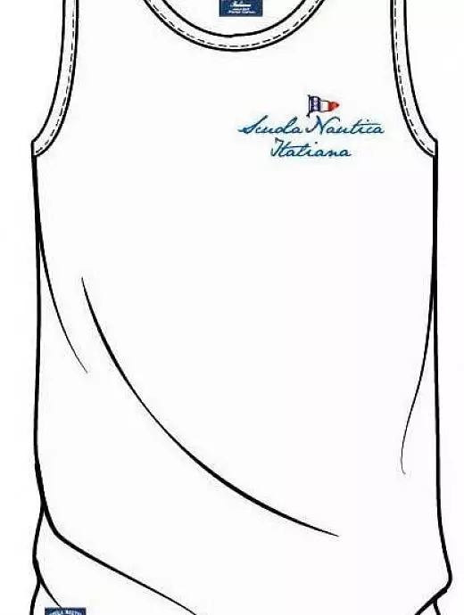 Мужская майка свободного кроя Nautica 715955_7 белый (bianco) Мужская майка свободного кроя Nautica 715955_7 белый (bianco)