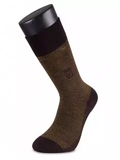 Шелковистые носки из шерсти LT23539 Sis коричневый (6 пар)