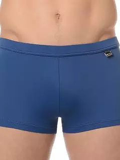 Классические синие мужские пляжные плавки-хипсы с еффектом защиты от ультрафиолетовых лучей HOM Marina 07062cBI