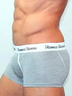 Хлопковые мужские хипсы с гульфиком серого цвета Romeo Rossi Heaps R365-3