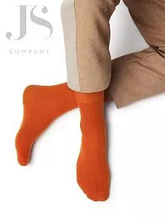 Оригинальные носки из мягкого хлопка OMSA JSECO 401 COLORS (5 пар) orange oms