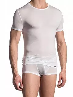 Приталенная модель футболки из модала Олаф Бенц 107524премиум Белый 1000