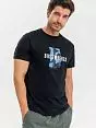 Стильная футболка из мягкого джерси черного цвета Bikkembergs BKK3MTS03cBlack
