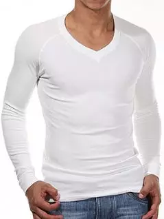 Теплая мужская футболка с длинным рукавом «Doreanse 2980c02 Thermo Comfort» белая