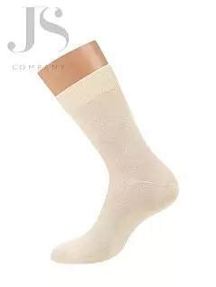 Комфортные носки из эластичного хлопка OMSA JSECO JSECO 401 COLORS (5 пар) latte oms