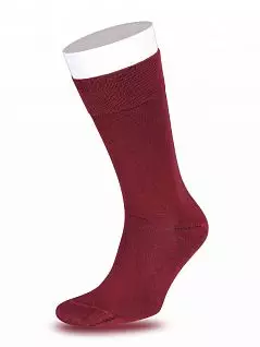 Инновационные носки из нити кореспун LT26001-1 MUDOMAY бордовый (набор из 3х штук)