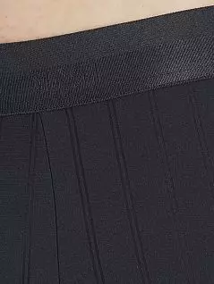 Полупрозрачные боксеры из шелковистой ткани черного цвета HOM 40c1336c0004