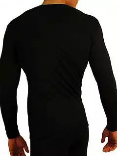 Мужская футболка с длинным рукавом черного цвета Doreanse 2965c01 Thermo Viloft New Черный