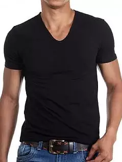 Мужская черная хлопковая футболка Doreanse Cotton Collection 2810c01 распродажа