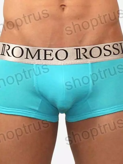 Мужские современные боксеры цвета бирюзы-голубой ROMEO ROSSI R00018 распродажа Мужские современные боксеры цвета бирюзы-голубой ROMEO ROSSI R00018 распродажа
