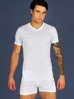 Облегающая футболка с V-образным вырезом LTA2003 Sis белый