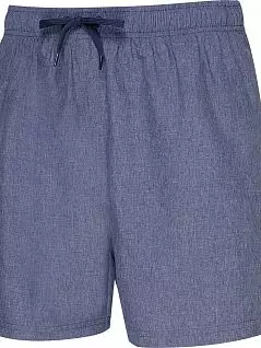 Однотонные шорты из водоотталкивающей ткани синего цвета Naturana FM-74842-022