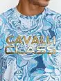 Привлекательная футболка с печатным принтом голубого цвета Cavalli CLL2MTS05c05048