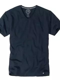 Однотонная футболка свободного кроя синего цвета Gotzburg FM-550083-610