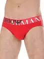 Облегающие брифы из хлопка красного цвета Emporio Armani RT45279