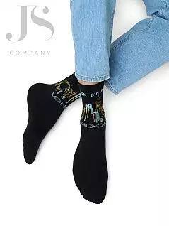 Модные носки с урбанистическим принтом OMSA JSFREE STYLE 612 (5 пар) nero london oms